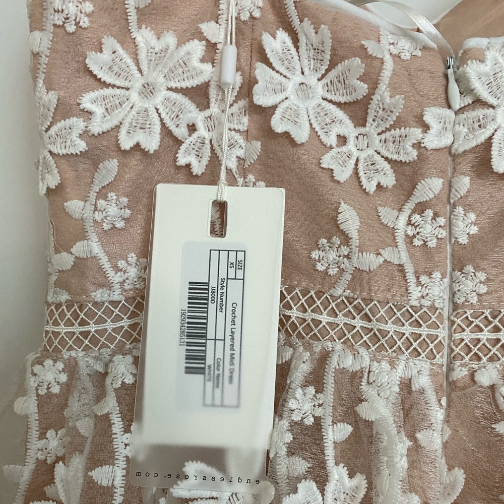 White lace vici dress